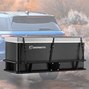 For Car Trunk SUV Cargo Luggage Carrier Bag Storage Hitch Mount Waterproof Black - Bild 1 von 15