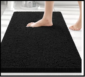 Luxury Chenille Bath Rug 30''X20'', Non-Slip Bathroom Mat Rugs Extra Soft and Ab - Picture 1 of 6