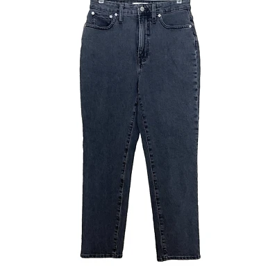 Madewell The Curvy Perfect Vintage Jeans Size 28 Black Lunar Wash NA883 Stretch - Image 1 of 4
