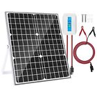 30W Solar Panel Charger Solar Panel Kit Monocrystalline 12V Solar Panel + Upg...