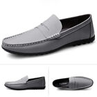 38-46 Slip On Loafers Round Toe Casual Dress Mens Flats Soft Driving Shoes Party