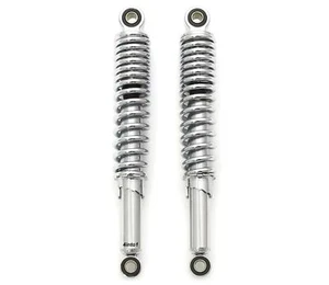 Chrome Shocks Eye To Eye 320mm / 12.5" 12 1/2 in. - Honda Kawasaki Yamaha Suzuki - Picture 1 of 1