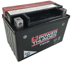 Bateria moto power thunder YTX9-BS | CTX9-BS | BTX9-BS Sellada y Activada
