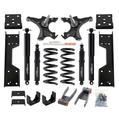 2WD Lowering Kit C-Notch Flip Kit for Chevy GMC C1500 1988-1998 V8 - Изображение 1 из 4