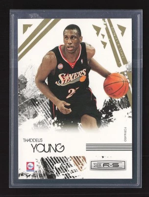 2009-10 Panini Rookies & Stars Thaddeus Young #75 Philadelphia 76ers Lis - Image 1 of 2