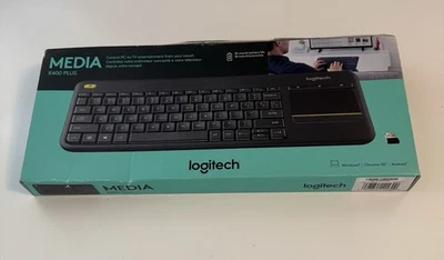 Logitech K400 Plus keyboard RF Wireless - Black - NEW - Image 1 of 4