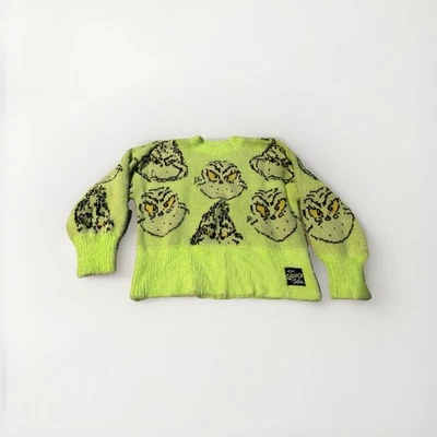 Suéter The Grinch Niña Talla: XS (5-6) Verde Justicia Difusa Foto 1 de 4