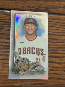 Mini refractor cromado Ketel Marte 2022 Allen & Ginter #92 Diamondbacks - Imagen 1 de 2