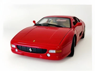 FERARRI F355 Berlinetta - HOT WHEELS  1/18 RED - Very clean - Image 1 of 4