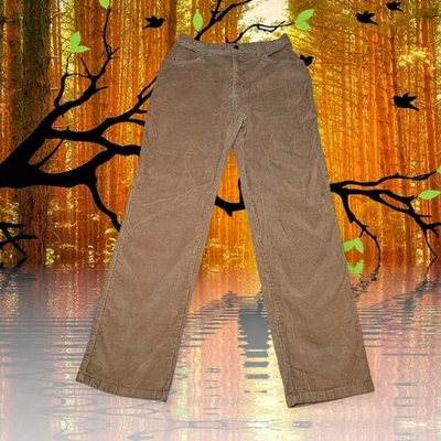 FADED GLORY Light Brown Tan Corduroy Pants STRETCH Soft Cords Women's 10 Average - Image 1 of 4