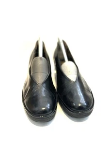 Fly London Ladies Black Patent Leather Wedge Heel Court Preloved Shoes Uk 6 - Picture 1 of 11