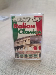 The  Best  Os Italian Classics .  Audio Cassette with music , Sealed not used .. - Imagen 1 de 14