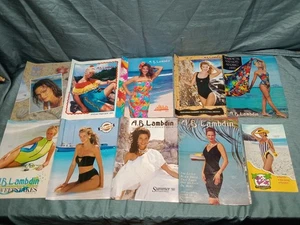 AB A.B. Lambdin Vintage Swimsuit bikini Catalog Women's Fashion supermodels lot - Imagen 1 de 10