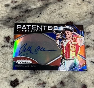 2018 Panini Prizm Patented Penmanship Bobby Allison Autograph # 5/200 No. PP-BA - Image 1 of 2