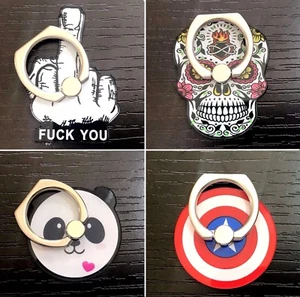 BUY 1 GET 1 FREE -Finger Ring Holder Stand 360 Rotating Kickstand for Cell Phone - Picture 1 of 16