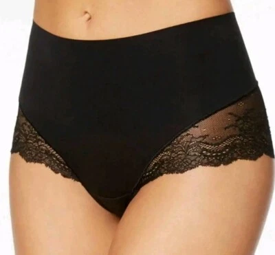 Calcinha SPANX Undie-Tectable Renda Hi-Hipster Preta Feminina Tamanho G. - Imagem 1 de 4