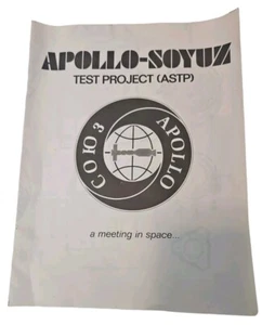 ASTP / Apollo Soyuz Test Project Science Brochure NASA 1970's Excellent History - Picture 1 of 4