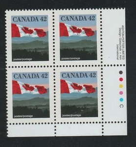 1991 Canada SC# 1356 LR - Domestic First-Class Rate - Plate Block M-NH # 3316d - Picture 1 of 1