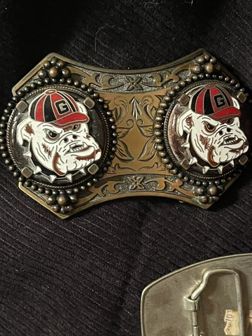 georgia bulldogs belt buckle Cover