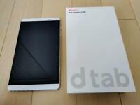 Huawei dtab Compact d-01J Tablet Mobile Android PC Japan 8.4 inch 
