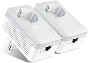 2x TP-Link Modello TL-PA4010P Addatore Powerline AV 500 Passthrough für Italien - Bild 1 von 2