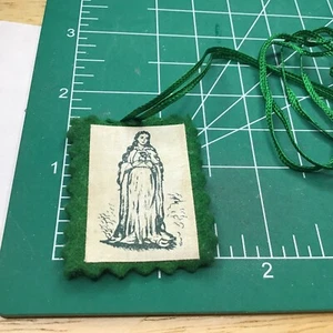 Green Scapular Of The Immaculate Heart Of Mary - Picture 1 of 8