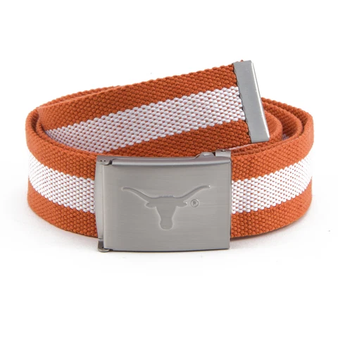 Men's Texas Longhorns Fabric Belt Cover