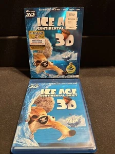 Ice Age: Continental Drift 3D (Blu-ray 3D/2D/DVD, 2012, 3-disc) w/Slipcover - Picture 1 of 4