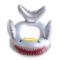 Shark Shaped Kids Inflatable Baby Toddler Swimming Seat Float Pool Fish Ring L_D