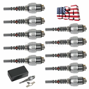 Lot Dental LED 6H Quick Coupler Connect for Fiber Optic Handpiece MULTIflex - Picture 1 of 9