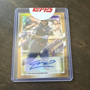 2021 Topps Chrom Vladimir Guerrero Jr. Auto GOLD Refraktor ASGA-VG/50 versiegelt - Bild 1 von 4