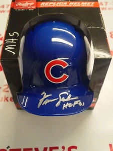 FERGIE JENKINS SIGNED RAWLINGS MINI HELMET W/ HOF 91 BAS BECKETT WITNESSED COA - Picture 1 of 2