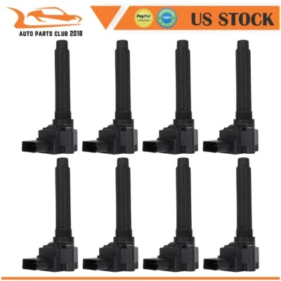 8 Ignition Coils Pack For Audi A8 Quattro 2014 RS7 2013-2018 S6 S7 2013-2016 S8 - Image 1 of 4
