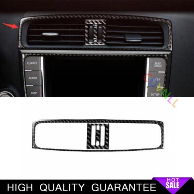 Middle Console Air Outlet Vent For Lexus IS250 350 2006-2013 Real Carbon Fiber - Imagem 1 de 4