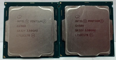 Lote de 2 procesadores CPU de escritorio Intel Pentium G4560 3,50 GHz LGA 1150 SR32Y Foto 1 de 2