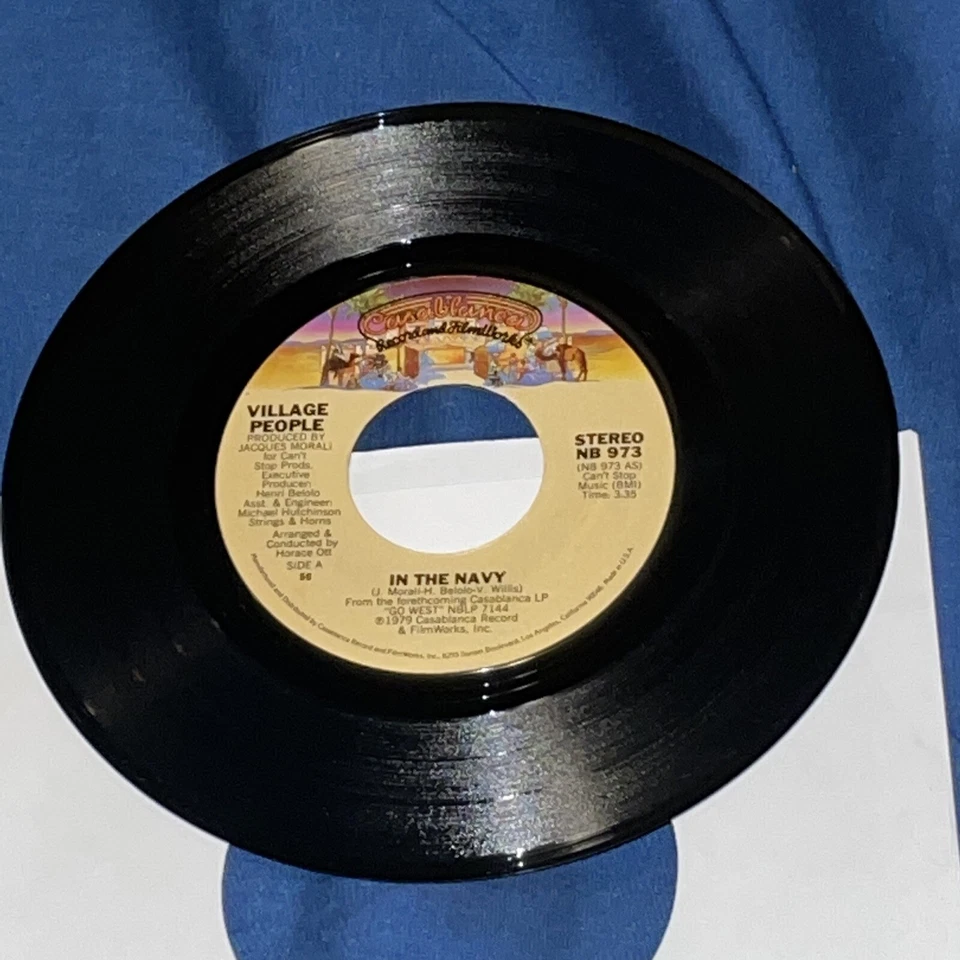 VILLAGE PEOPLE - In the Navy / Manhattan Woman 1979 DISCO DANCE POP 7"  Foto 1 de 1