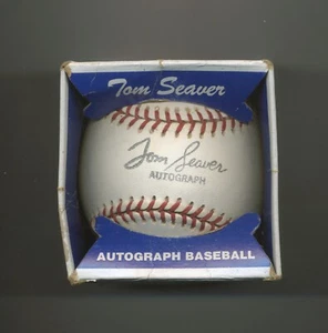 1977 Tom Seaver N.Y. Mets "RARE" Facsimile Rawlings autographed baseball IN BOX - Picture 1 of 4
