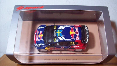 1/43 SPARK S5194 PEUGEOT 208 WRX WINNER WORLD RX OF CANADA 2016 #21 TIMMY.HANSEN - Image 1 of 4