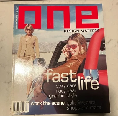 ONE Design Matters Magazine February-March 2001 "Fast Life" - Image 1 of 2