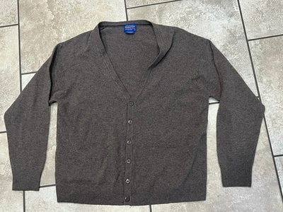 Vintage Pendleton Sweater Mens Large Wool Cardigan Wood Button Grandpa - Image 1 of 3