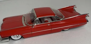 JADA DUB CITY 1959 CADILLAC COUPE DEVILLE RED 1:24 DIECAST CAR - Picture 1 of 13