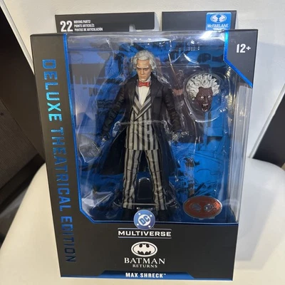 Mcfarlane DC Multiverse Deluxe Teatro Batman Returns Max Shreck Rojo Platino Foto 1 de 4