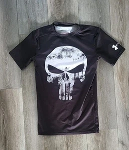 CAMISA DE COMPRESIÓN RARA UNDER ARMOUR COLECCIONABLE THE PUNISHER - Imagen 1 de 5