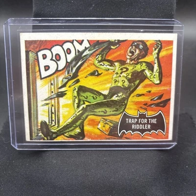 1966 Topps Batman Black Bat Series Trap For The Riddler #45 - Image 1 of 4