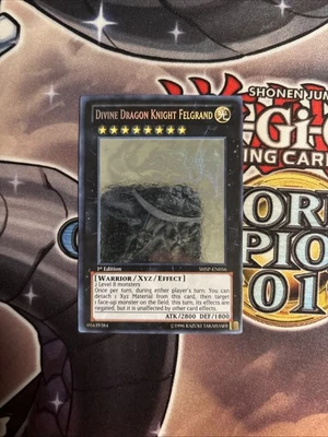 (Mc) YuGiOh Divine Dragon Knight Felgrand (Ghost Rare) SHSP-EN056 1st Ed VLP - Image 1 of 4