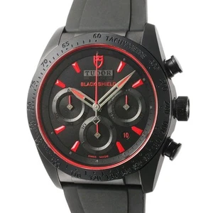 TUDOR Fast Rider Cronografo Scudo Nero 42000CR TO204458 - Foto 1 di 6