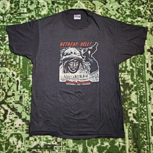 Vintage Chosin Reservoir Korean War Shirt XL Single Stitch Chosin Few Retreat Hell - Bild 1 von 15