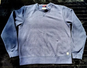 Iron And Resin Men Navy Blue Crewneck Cotton Pullover Shirt XXX-Large - Picture 1 of 6