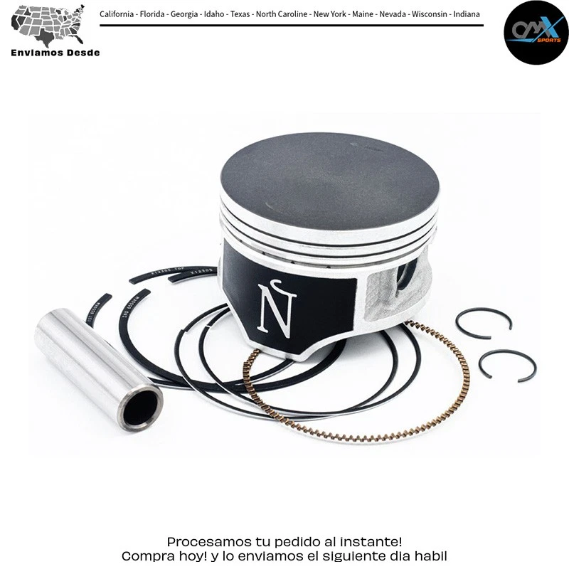 KIT PISTÓN NIKASIL CYL 67/+1.50 HONDA CRF230F CRF230L CRF230M 2003-2019 Foto 1 de 1