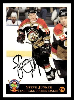 1994 Classic Pro Prospects Hockey #193 Steve Junker Signed Auto (no COA) *d2 - Image 1 of 2